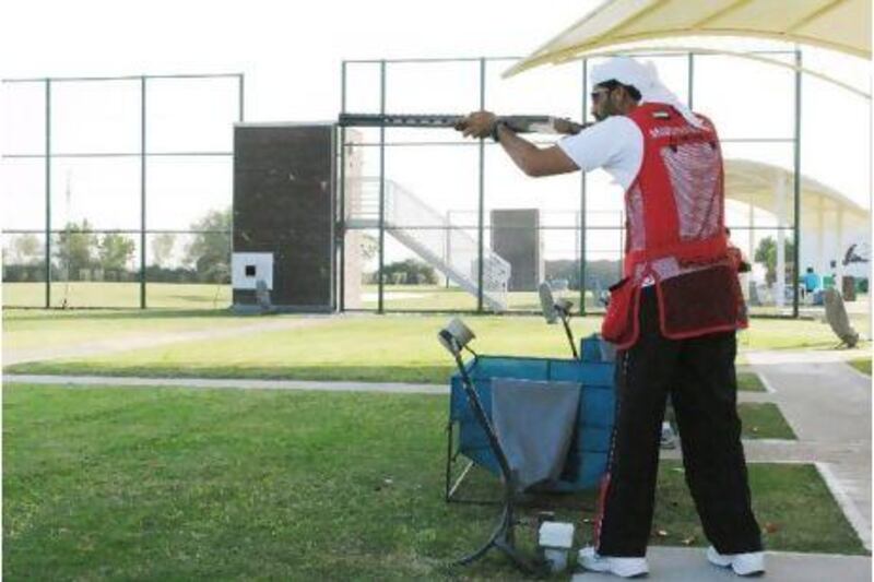 Dhaher Al Aryani may be old at 39 to be making his Olympic debut, but his coach, Rustam Yambulatov, is hoping he surprises a few people in the trap competition.