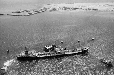 On July 4, 1962, Abu Dhabi's first cargo of oil, taken from the Umm Shaif field, was loaded onto BP tanker 'British Signal'.