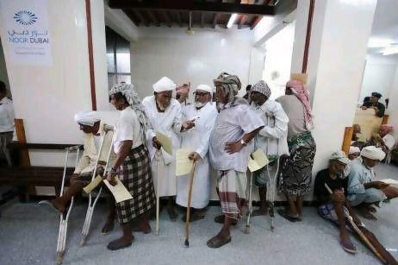 Thousands of patients took advantage of Noor Dubai Foundation's mobile eye camp in Yemen.