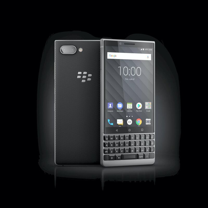 The BlackBerry KEY2 will be sold in the UAE and Saudi Arabia this month. Courtesy Blackberry