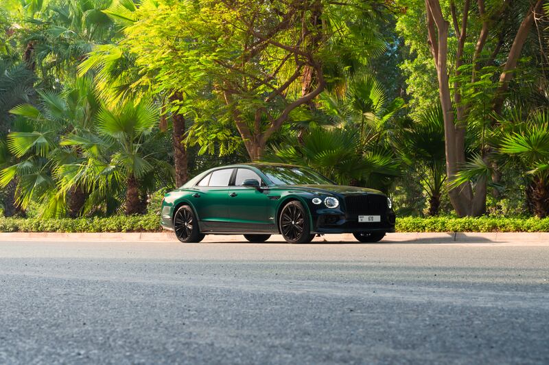 British racing green, as seen here on the Speed, is a classic Bentley hue