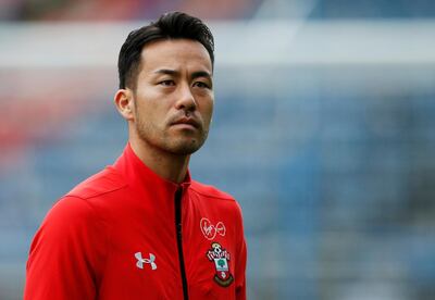 Soccer Football - Premier League - Huddersfield Town v Southampton - John Smith's Stadium, Huddersfield, Britain - December 22, 2018  Southampton's Maya Yoshida before the match  Action Images via Reuters/Ed Sykes  EDITORIAL USE ONLY. No use with unauthorized audio, video, data, fixture lists, club/league logos or "live" services. Online in-match use limited to 75 images, no video emulation. No use in betting, games or single club/league/player publications.  Please contact your account representative for further details.