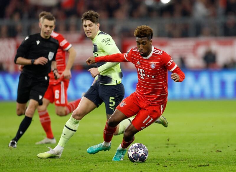 Kingsley Coman – 7. The best player on the pitch in the first half as his speed and trickery got the better of City’s defence – mainly Nathan Ake. His turn on Manuel Akanji was probably the peak of his highlight reel before he faded in the second period as the likelihood of a Bayern comeback became more and more unlikely. Reuters