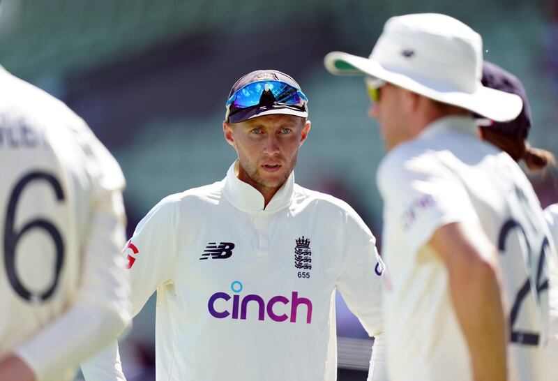 England's Joe Root during day four of the second Test. PA