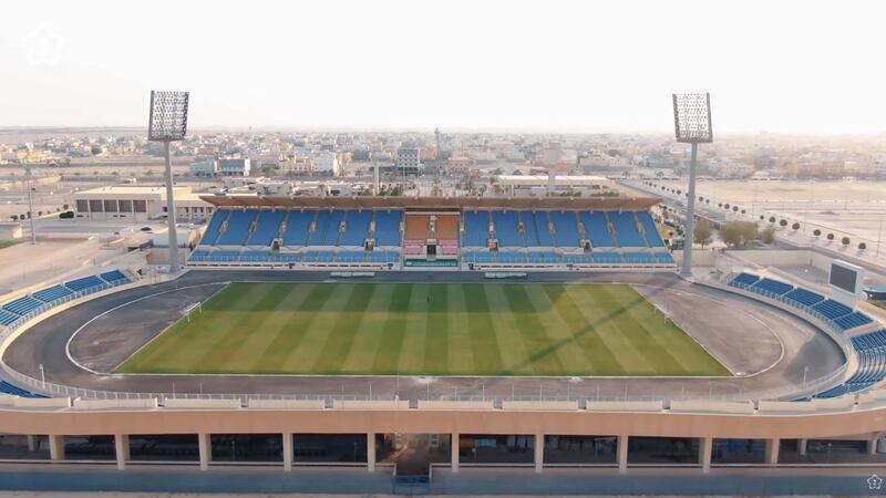 Prince Abdullah bin Jalawi Stadium in Al Hasa. 
Team: Al Fateh
Capacity: 10,000
Photo: Ministry of Sport