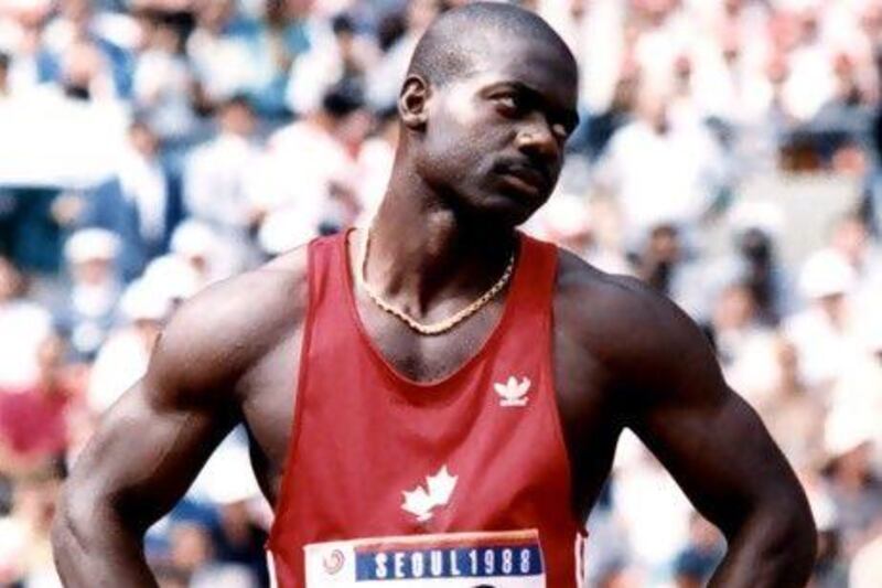 Ben Johnson was stripped of his gold medal in the Seoul Olympics.