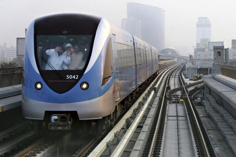 The RTA wants to extend the line from the Nakheel Harbour and Tower Metro station.  Randi Sokoloff / The National