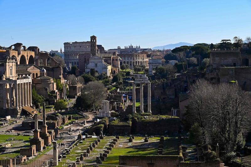 Rome is one of the Italian destinations that typically attracts tourists from Russia. AFP