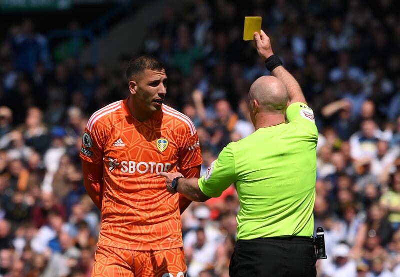 LEEDS RATINGS: Joel Robles 7: Went right way for Wilson’s penalty but had been placed right in bottom corner. Tried to put off same player ahead of second penalty – and was booked for troubles - but failed to succeed. Vital saves from Saint Maximin and Schar late on. Getty