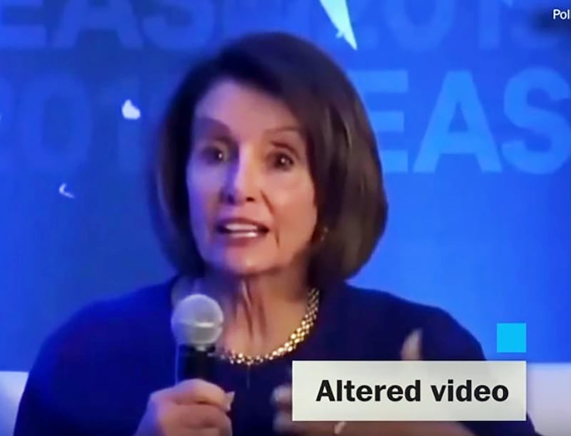 In 2019, a video appearing to be US politician Nancy Pelosi, speaking with a slurred voice, made headlines warning people the video was a fake.