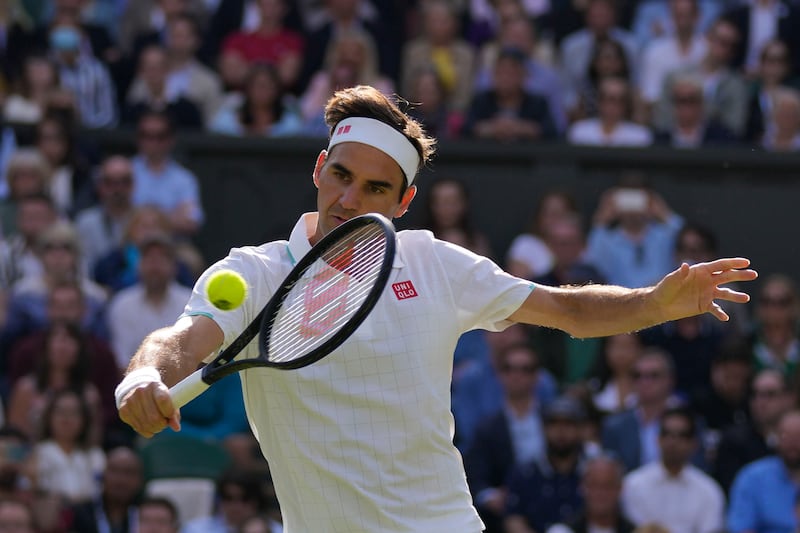 Roger Federer will retire from ATP events next week. AP