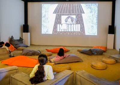 Al Marmoom: Film in the Desert has an area catering to younger visitors. Photo: Dubai Culture