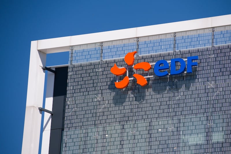 The Electricite de France smartside campus in Saint Ouen, France. EDF shares were up 5 per cent early in Tuesday's session at €10.14 ($10.15), making them the best performer on France's SBF-120 equity index. Photo: Bloomberg