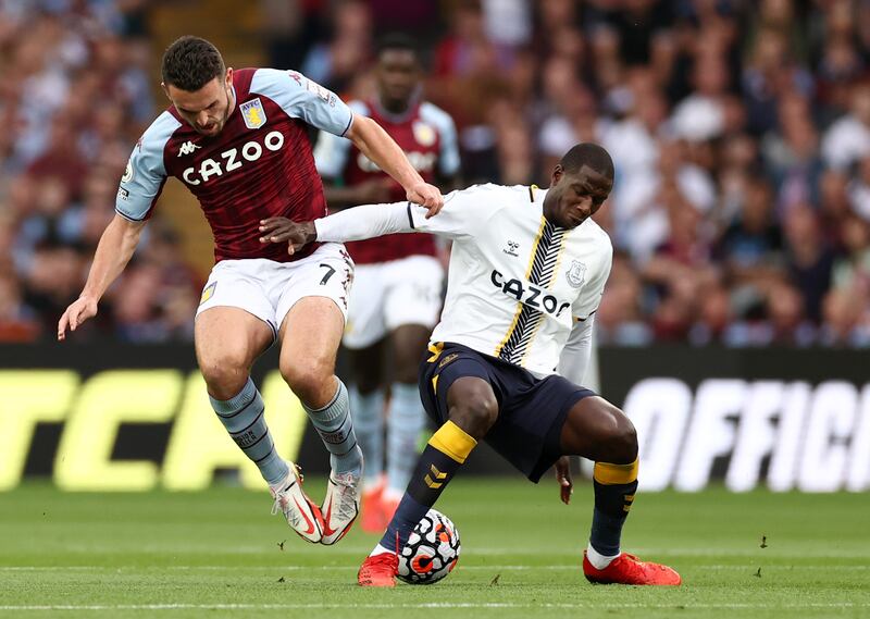 Abdoulaye Doucoure – 5. Struggled to take control of the midfield and sometimes found himself arriving too late to cleanly make a difference, such as when he pushed Luiz over. Getty Images