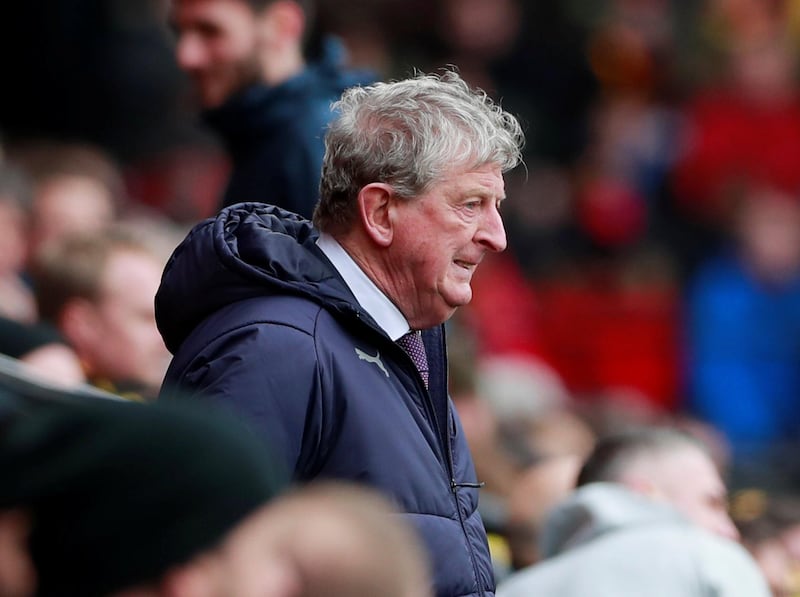 Crystal Palace 2 Huddersfield Town 0, Saturday, 7pm. Palace were disappointing in their FA Cup quarter-final defeat to Watford but they cannot afford to sulk with points still needed to secure survival. Roy Hodgson, pictured, is under pressure but his side should be too strong for the bottom-placed side. Action Images via Reuters