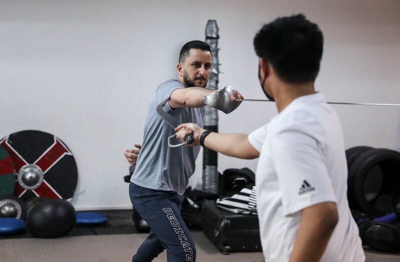 Mohammad Al Maraghi, 34, has been training at The Swords Fencing Club for six months