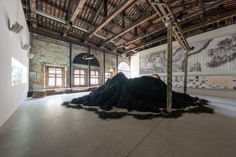 The Ireland Pavilion explores the life and material heritage of three of Ireland’s most remote islands. Photo: Andrea Avezzu / La Biennale di Venezia