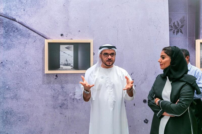 The launch also included the opening of Emirati photographer Jassim Al Awadhi's exhibition, “The Presence of Absence”, the first to be hosted at the studio and which run until November 8. Courtesy Manarat Al Saadiyat