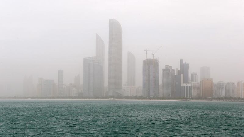 Foggy conditions in the morning persist across the UAE.