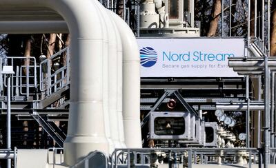 Pipes at the landfall facilities of the Nord Stream 1 gas pipeline in Lubmin, Germany. Reuters
