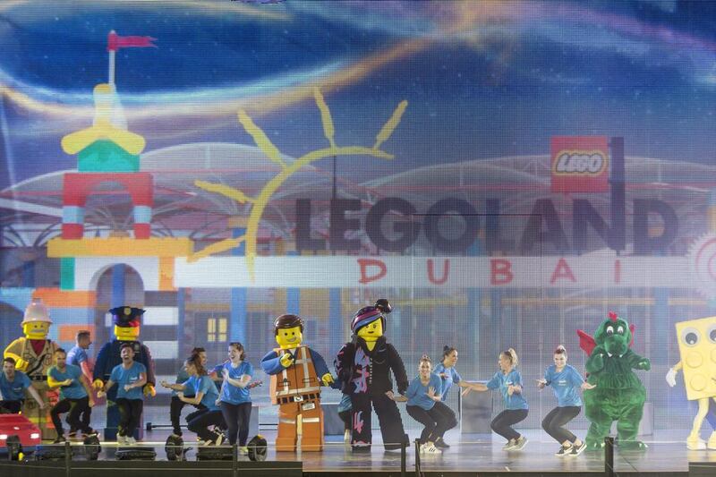 Legoland Dubai features 40 interactive rides in six themed areas, and features 15,000 Lego models made from more than 60 million bricks.