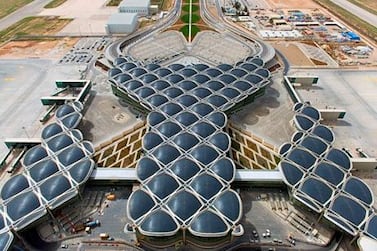Queen Alia International Airport in Amman. The hub is expected to handle 8.2 million passengers this year, up from 7.9 million last year.  Foster + Partners