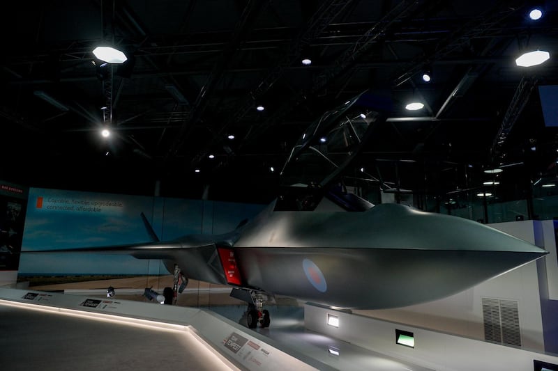 A model of a Tempest sits on display. Bloomberg