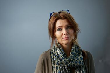Elif Shafak virtually attended the 2021 Emirates Airline Festival of Literature. Alamy