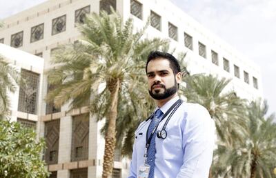 Dr Saif Al Shamsi said heart disease has become an epidemic for Emiratis. Jeffrey E Biteng / The National