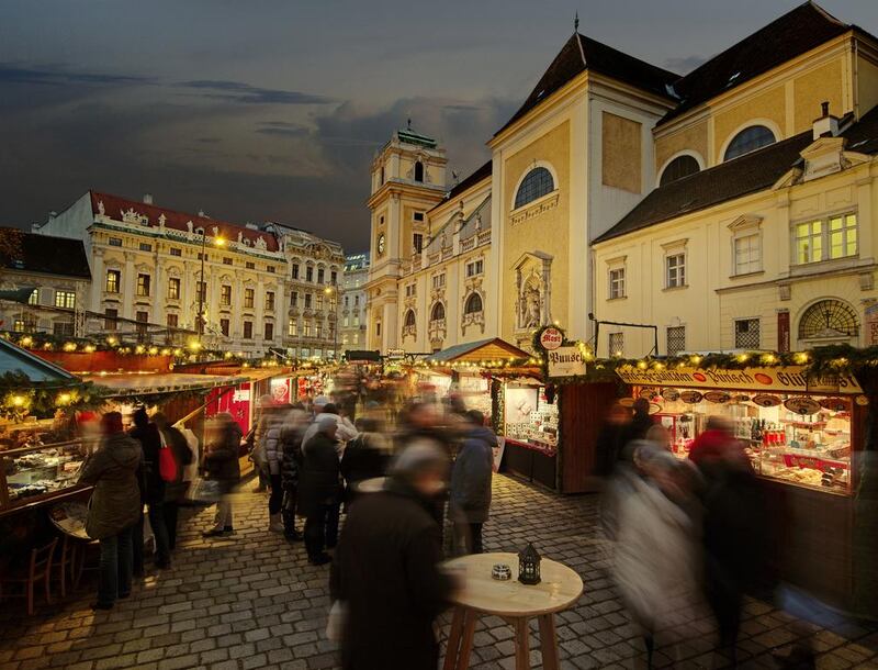 The Old Viennese Christmas Market, which is among numerous seasonal markets in the Austrian capital. Christian Stemper / WienTourismus