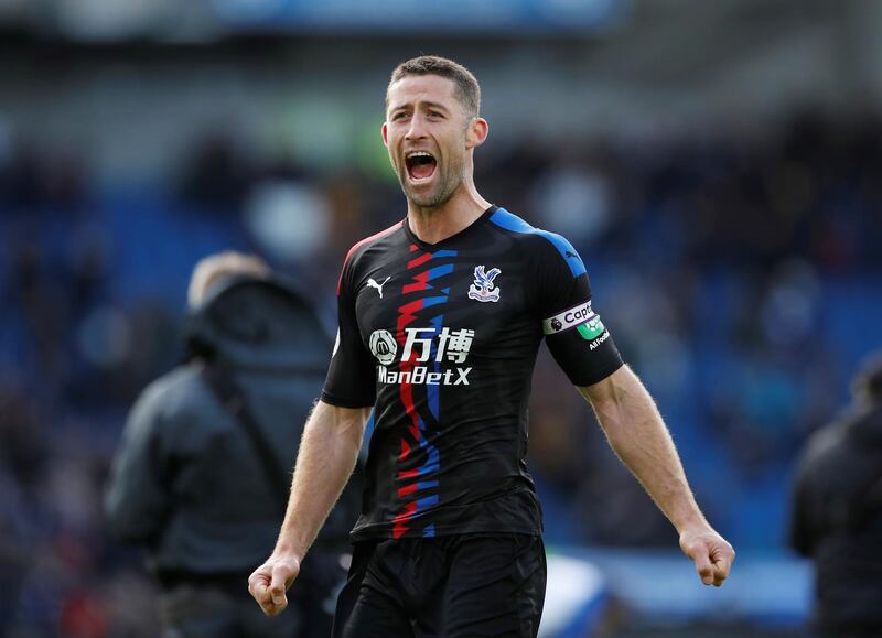 Centre-back: Gary Cahill (Crystal Palace) – A rock at the back as Palace all but ensured survival with a victory over Brighton. One of the signings of the season. Reuters