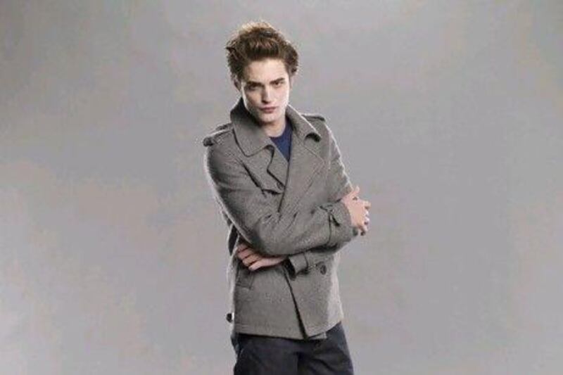 Edward Cullen (Robert Pattinson) is a swoon-worthy film adaptation of author Stephenie Meyer's popular vampire character.