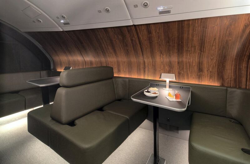 The new onboard lounge.