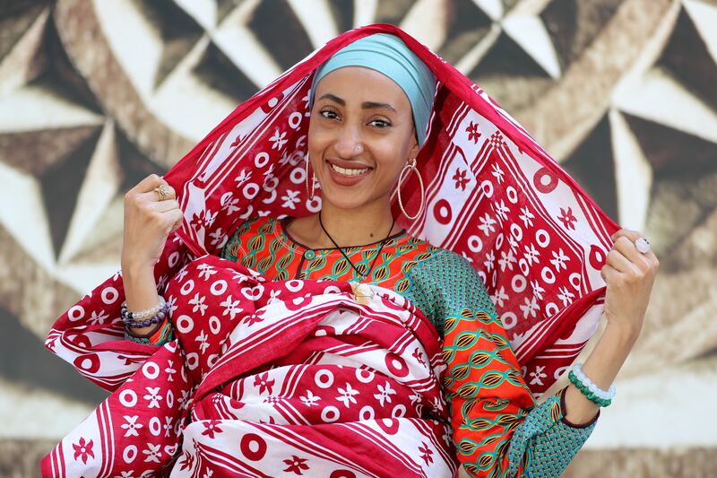 Rahma Elarif celebrates Comoros's country day at Expo 2020 Dubai.