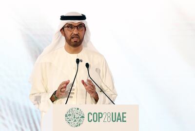 Dr Sultan Al Jaber, Cop28 President-designate. The presidency's role is to guide the talks that can drift into the night and force the summit into extra time. Chris Whiteoak / The National