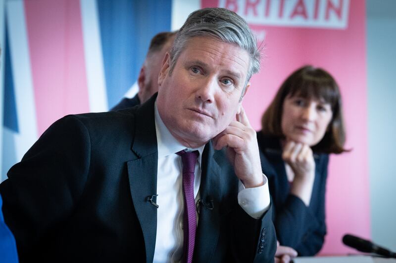 Labour leader Keir Starmer says people have had enough of ‘a weak Prime Minister no one voted for’. PA