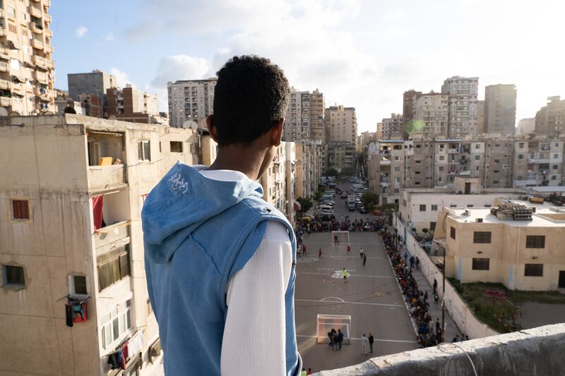 The Al Falaki tournament, Egypt's oldest Ramadan street football competition, is held in Alexandria.