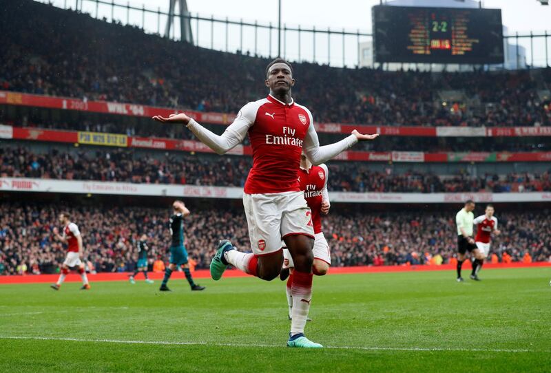 Striker:  Danny Welbeck (Arsenal) – Produced one of the misses of the season but still scored twice and set up another goal with a lovely flick in the 3-2 win over Southampton. David Klein / Reuters
