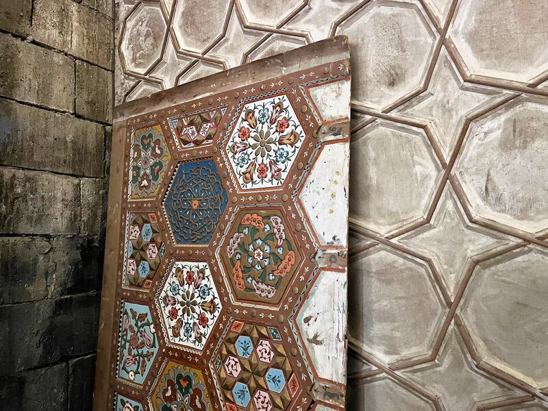 Part of a Baghdadi ceiling. 