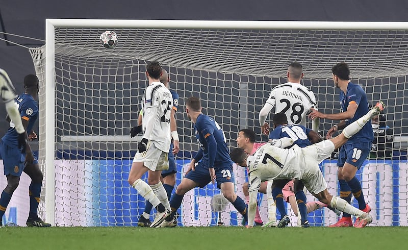 Adrien Rabiot scores Juve's third, but it was not enough. EPA