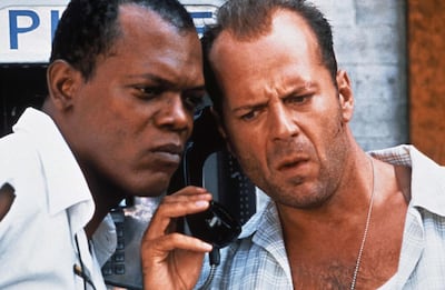 Samuel L Jackson and Bruce Willis in Die Hard with a Vengeance. Photo: Fox
