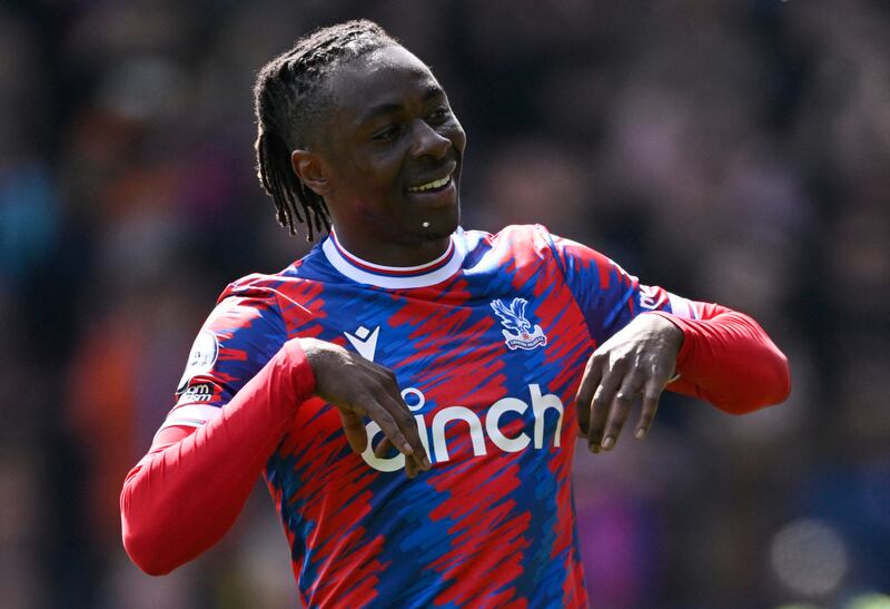 Eberechi Eze has scored 10 goals for Crystal Palace in this season's Premier League. Reuters
