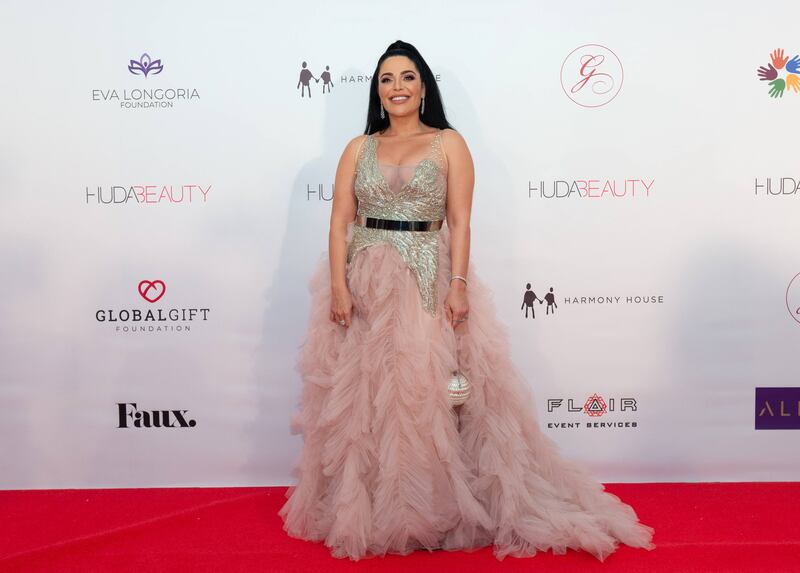 Iraqi-American beauty entrepreneur and personality, Mona Kattan Elamin, posted a video sharing an Eid message with her 2.5 million followers on Instagram. Getty Images for Global Gift Foundation