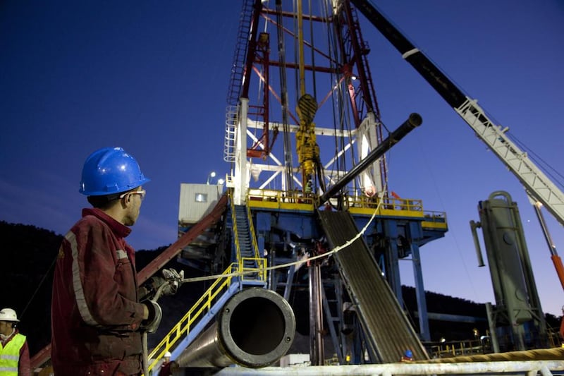 A Taqa rig in the Kurdish region of Iraq. The company's average oil and gas output rose to 124.2 million barrels of oil equivalent per day, supported by higher production in Europe, particularly in the UK. Courtesy Taqa