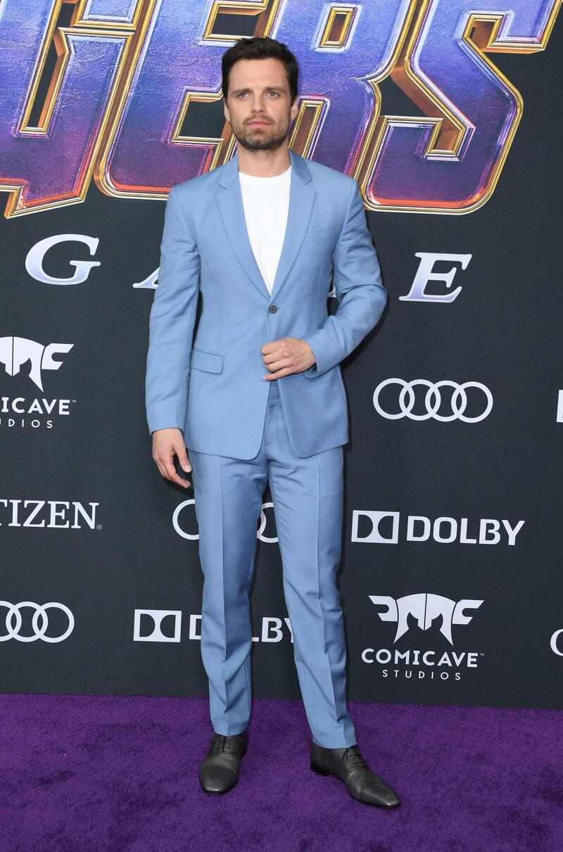 Sebastian Stan at the world premiere of 'Avengers: Endgame' at the Los Angeles Convention Center on April 22, 2019. AFP