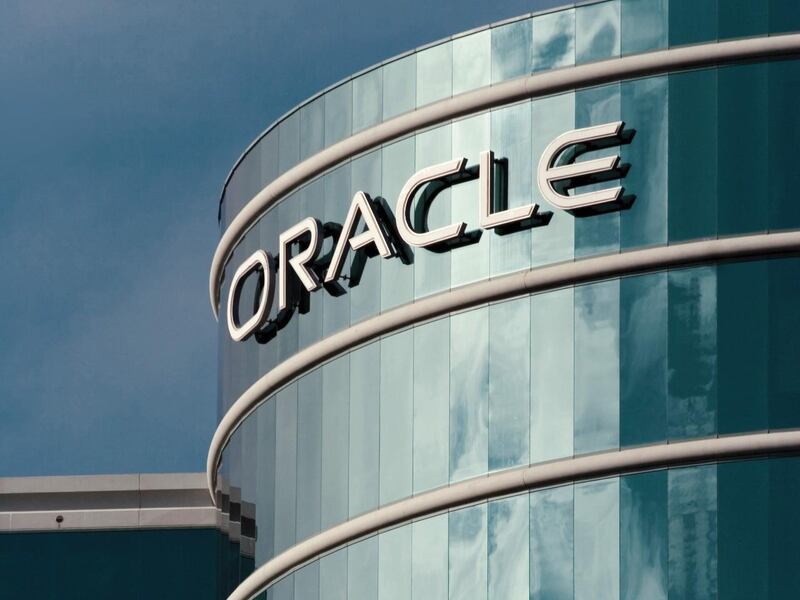 Oracle headquarters campus stands in California. The company earned $27.4 billion in revenue from its cloud and license support services in its last fiscal year. Courtesy Oracle