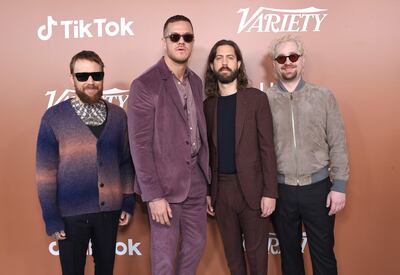 Catch American rock band Imagine Dragons in Abu Dhabi this month. AFP