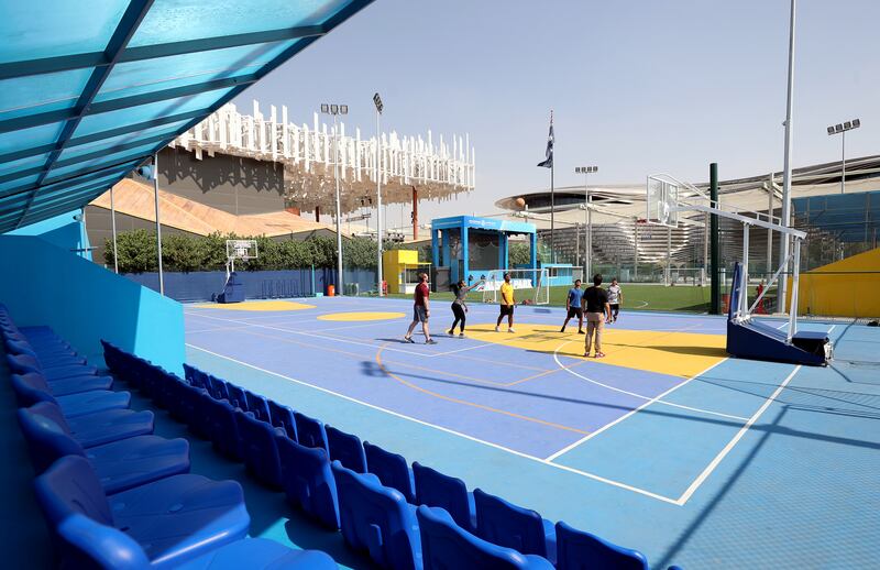 Located next to Aussie Park is a multipurpose court.