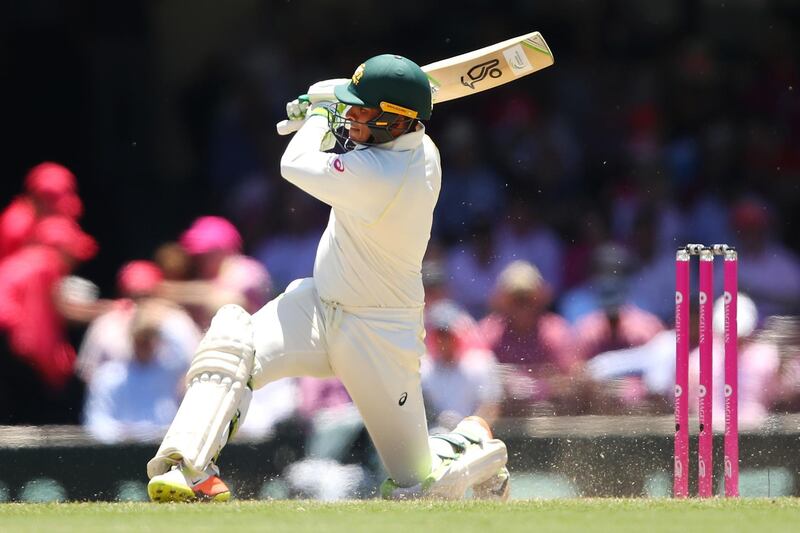 SYDNEY, AUSTRALIA - JANUARY 06:  Usman Khawaja of Australia bats during day three of the Fifth Test match in the 2017/18 Ashes Series between Australia and England at Sydney Cricket Ground on January 6, 2018 in Sydney, Australia.  (Photo by Cameron Spencer/Getty Images)