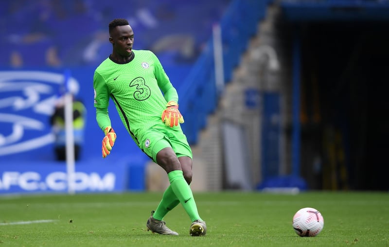 File photo dated 03-10-2020 of Chelsea goalkeeper Edouard Mendy PA Photo. Issue date: Friday October 9, 2020. New Chelsea goalkeeper Edouard Mendy has sustained a thigh injury on international duty with Senegal. See PA story SOCCER Chelsea. Photo credit should read Mike Hewitt/PA Wire.